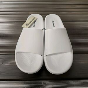 No Boundaries Women’s Slide Sandals White Casual Shoes Size 11 New with Tags‎